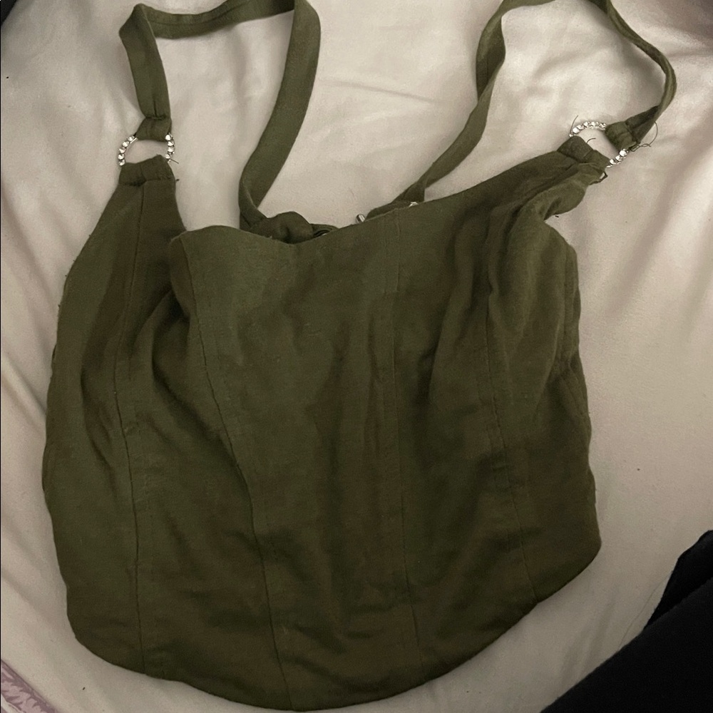 Olive Green Women's Shoulder Bag